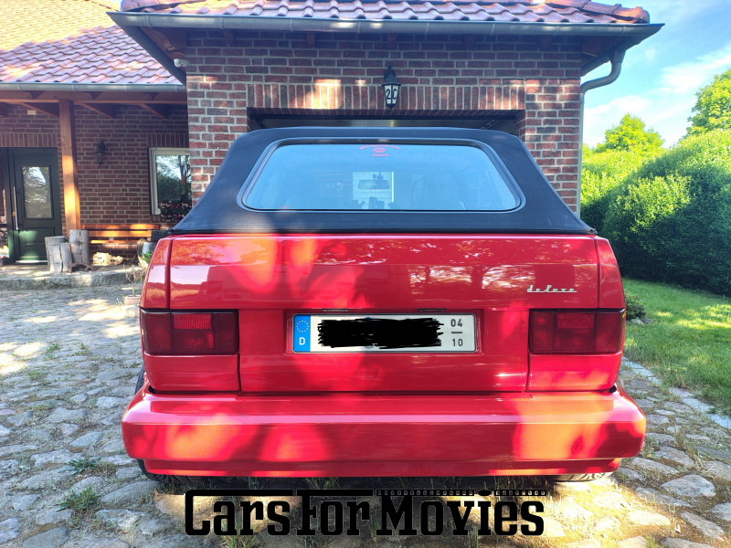 CarsForMovies | Volkswagen Golf 1 Cabrio  1992 Deutschland Rot Grau Zivilfahrzeug Cabrio DE - Brandenburg 7713 